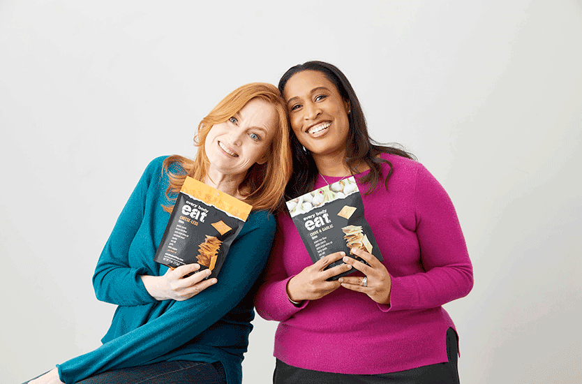 Trish Thomas (left) and Nichole Wilson, co-founders of Every Body Eat®
